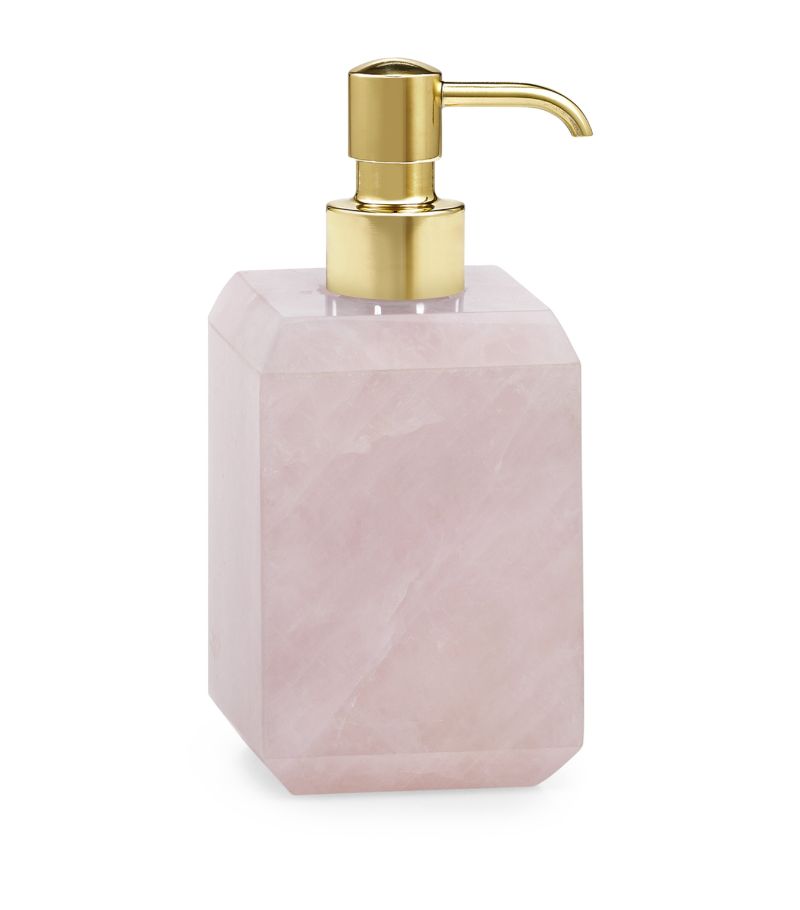 Labrazel Labrazel Rose Quartz Rockwell Soap Dispenser