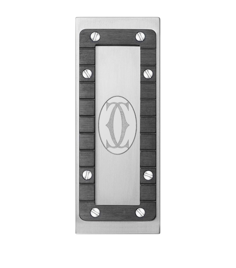 Cartier Cartier Stainless Steel Santos De Cartier Money Clip