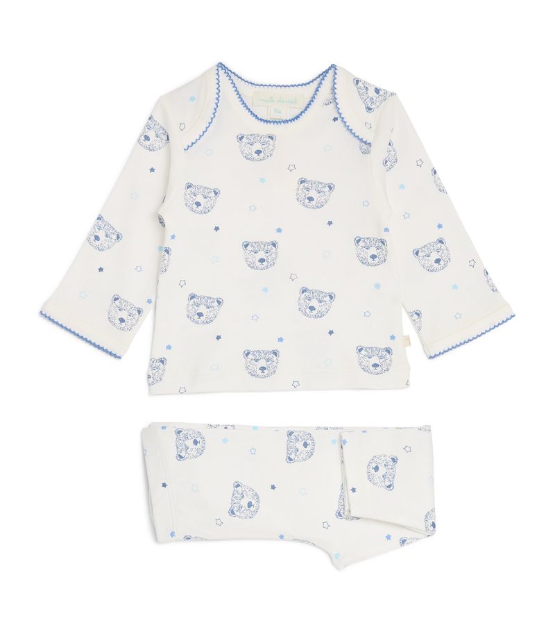 Marie-Chantal Marie-Chantal Organic Cotton Bear Pyjama Set (3-24 Months)