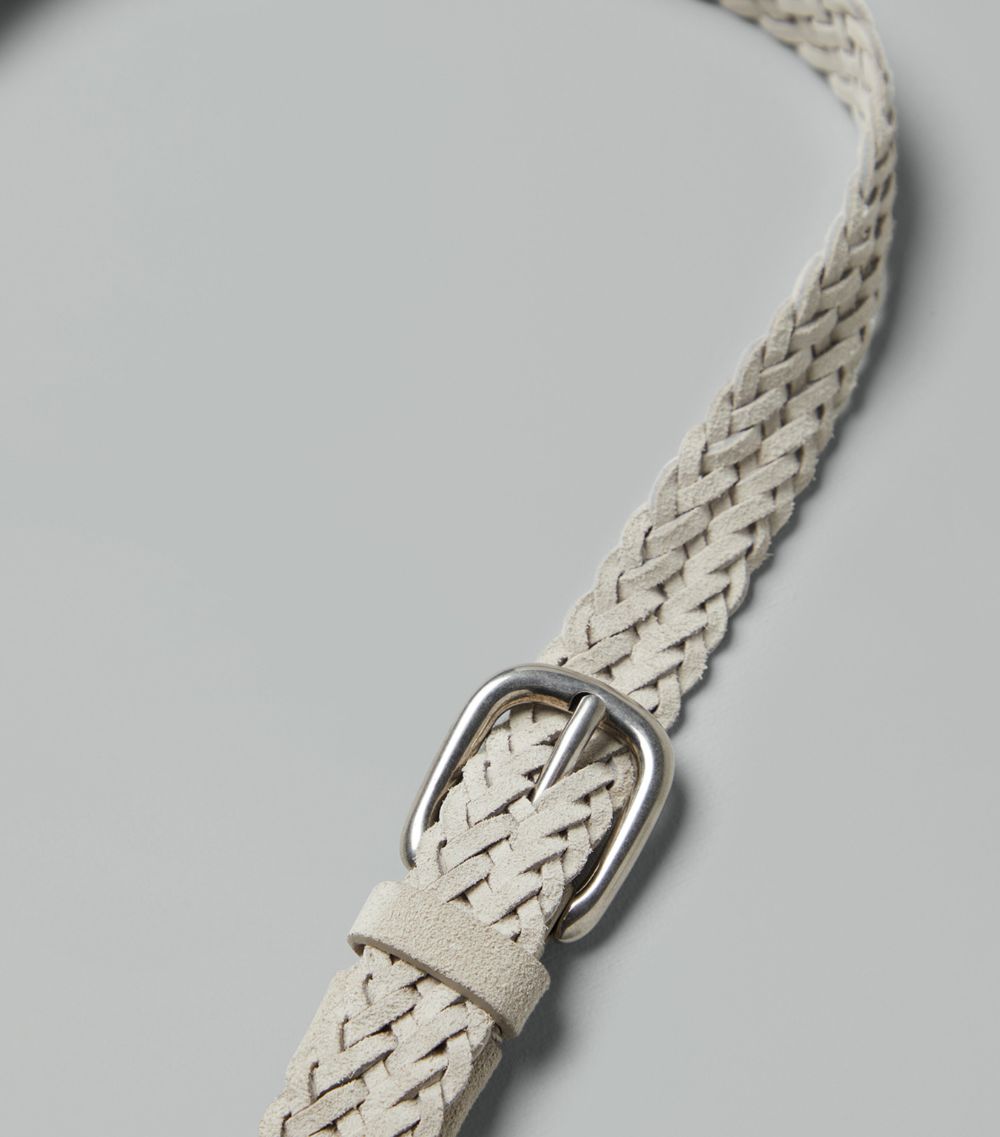 Brunello Cucinelli Brunello Cucinelli Suede Braided Belt