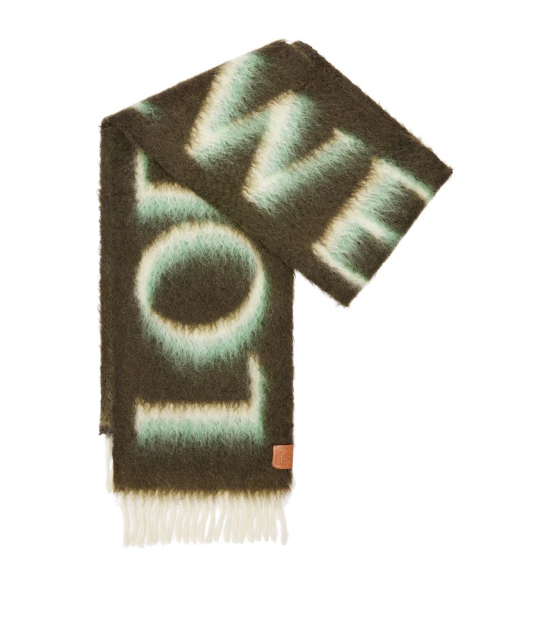 Loewe Loewe Mohair-Wool Scarf