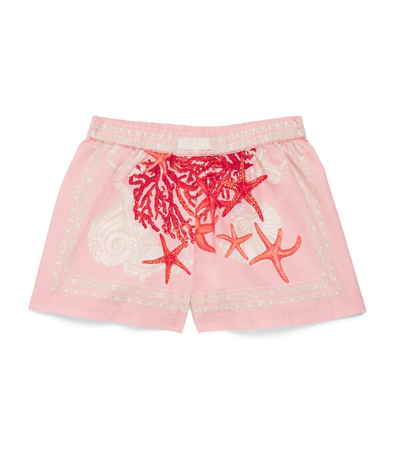 Young Versace Versace Kids Cotton Graphic Shorts (5-12 Years)