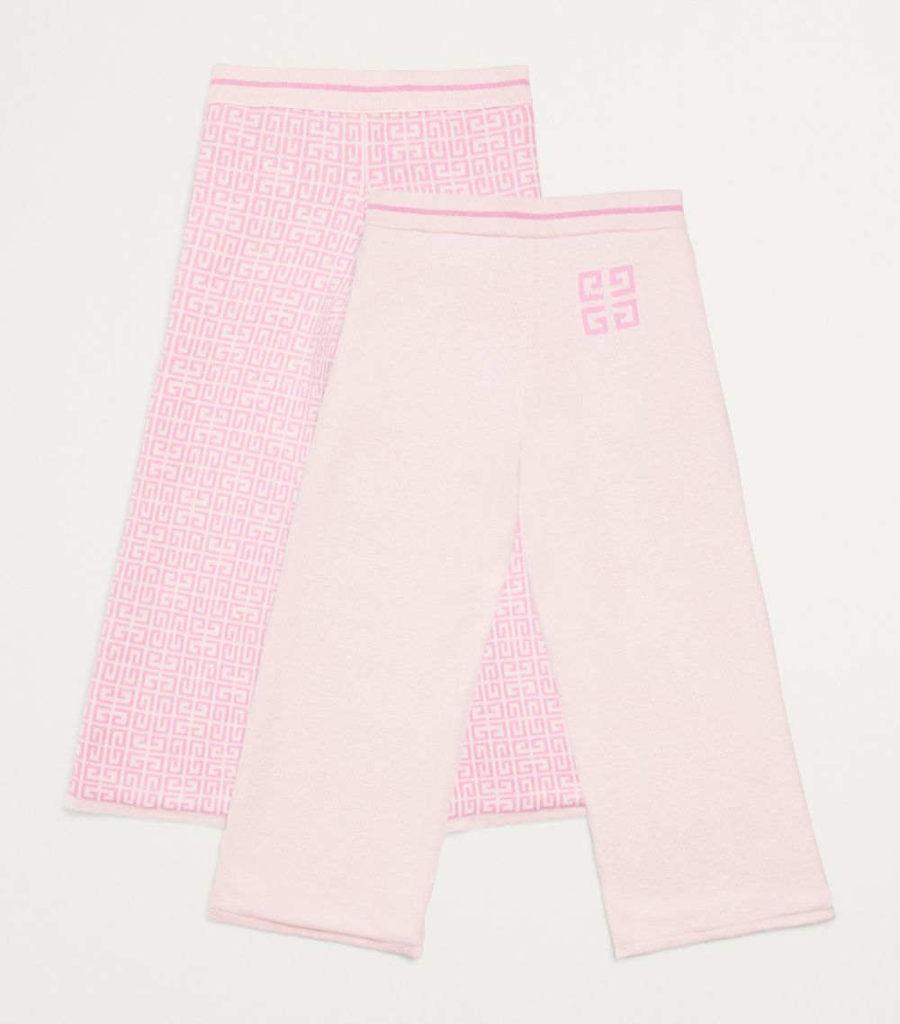 Givenchy Givenchy Kids Cotton-Cashmere Logo Reversible Trousers (4-12+ Years)