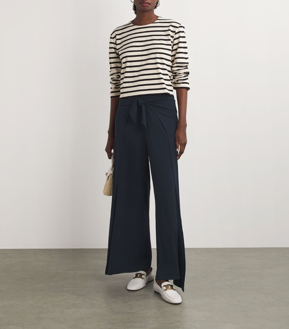 Polo Ralph Lauren Polo Ralph Lauren Jersey Wide-Leg Wrap Trousers