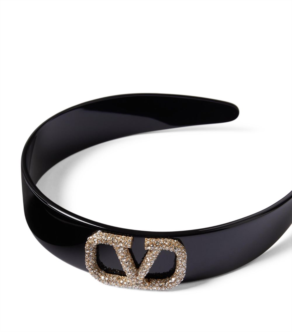 VALENTINO GARAVANI Valentino Garavani Vlogo Signature Headband