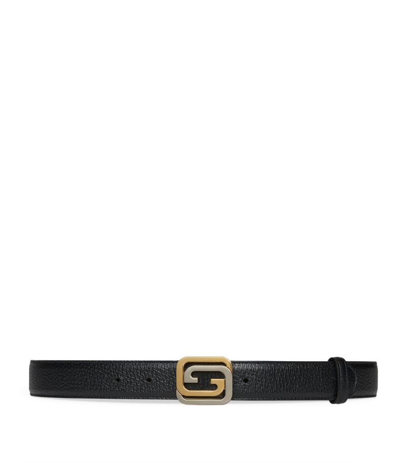 Gucci Gucci Leather Reversible Belt