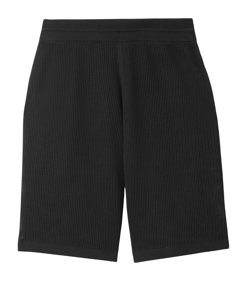 Burberry Burberry Silk-Blend Mesh Ekd Shorts