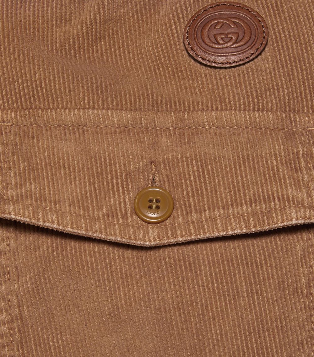 Gucci Gucci Corduroy Interlocking G Trousers