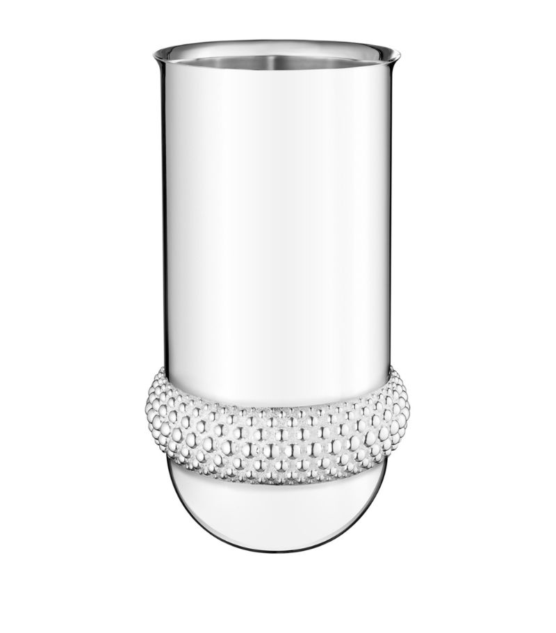 Christofle Christofle Silver-Plated Perles Vase (43cm)