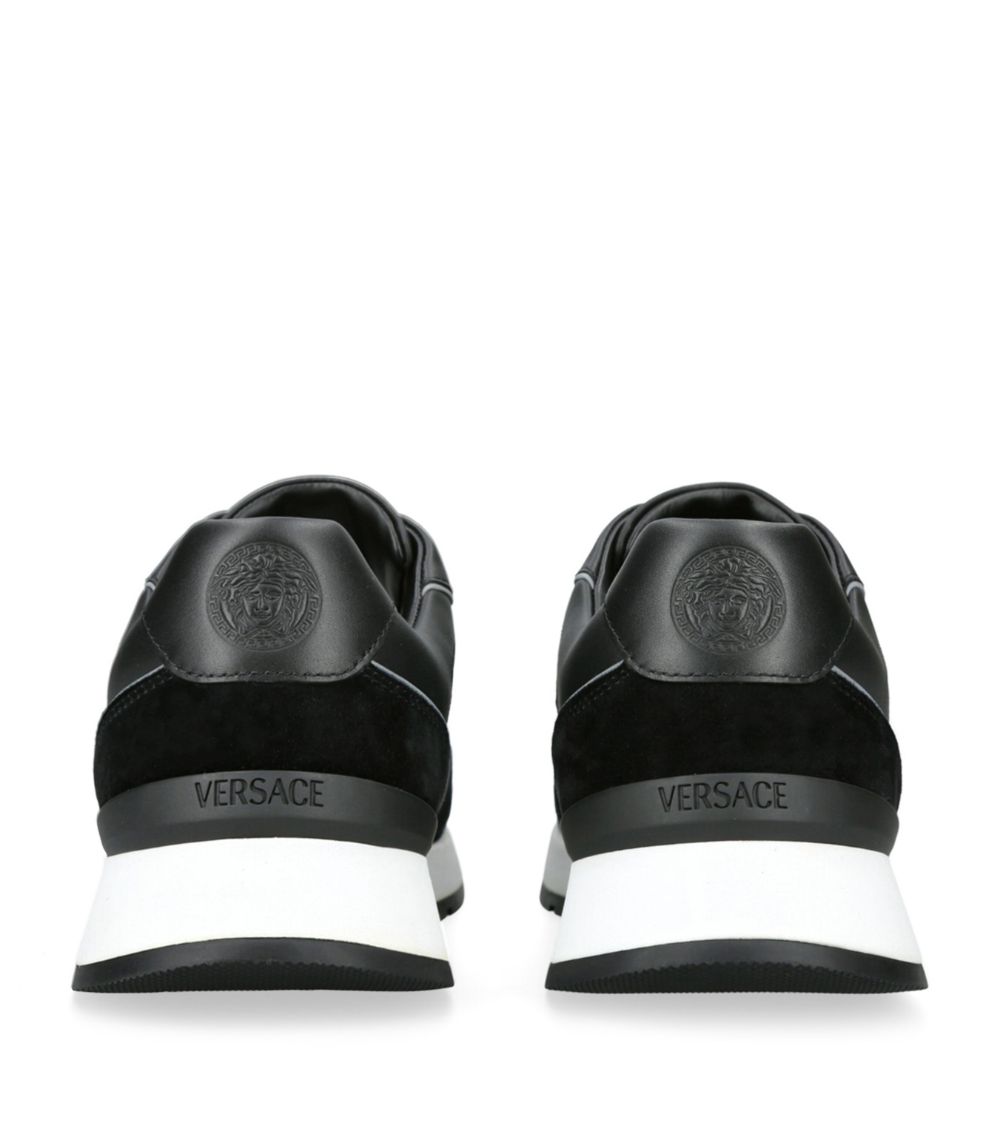 Versace Versace Leather Logo Sneakers