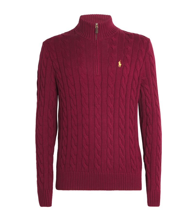 Polo Ralph Lauren Polo Ralph Lauren Cotton Quarter-Zip Sweater