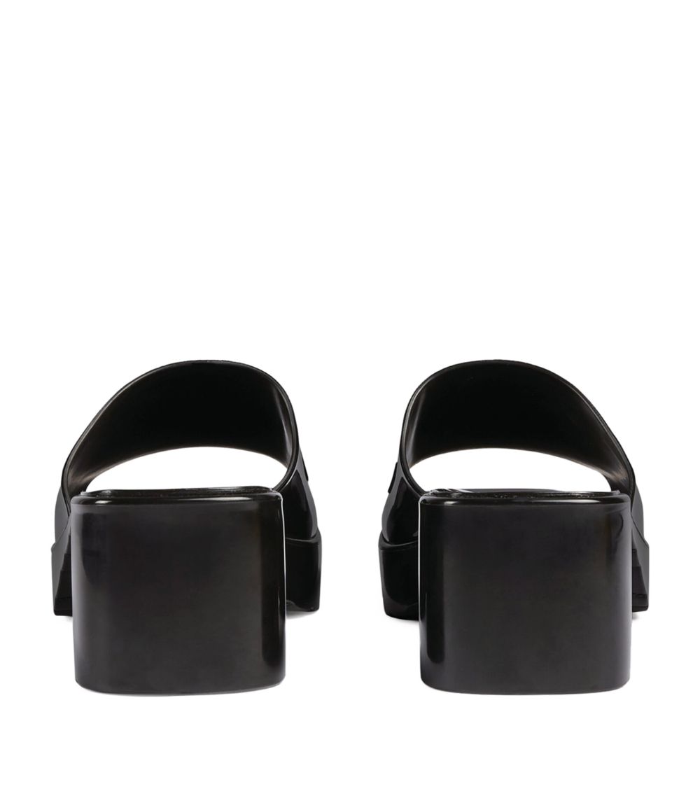 Gucci Gucci Rubber Logo Mules