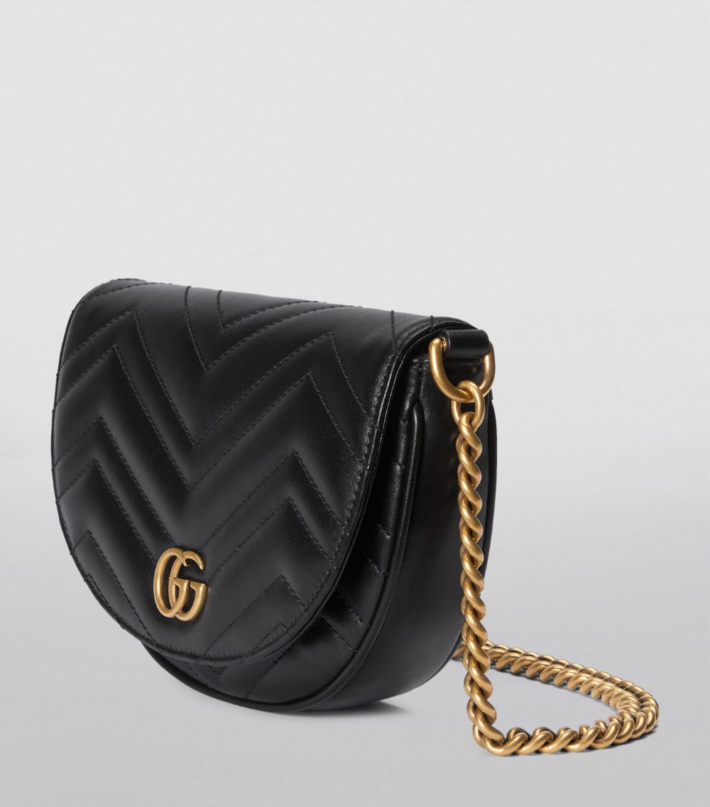 Gucci Gucci Mini Leather GG Marmont Bag