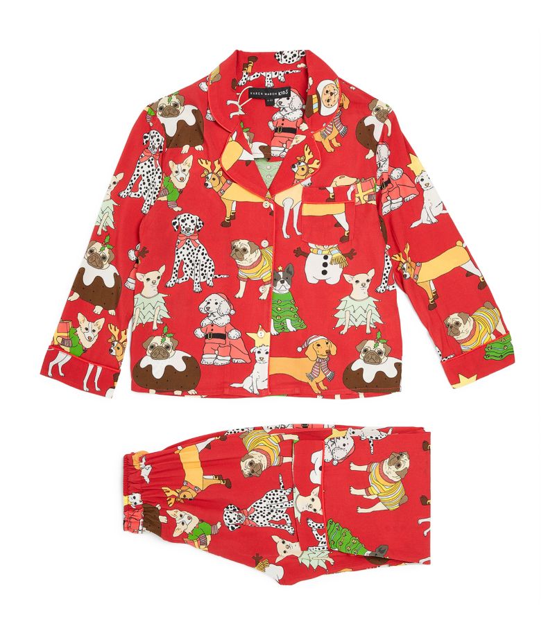 Karen Mabon KAREN MABON Christmas Dogs Pyjama Set (2-8 Years)