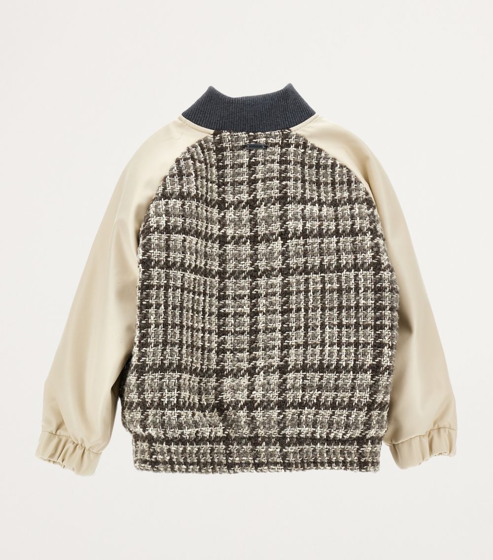 Monnalisa Monnalisa Tweed Bomber Jacket (4-12 Years)