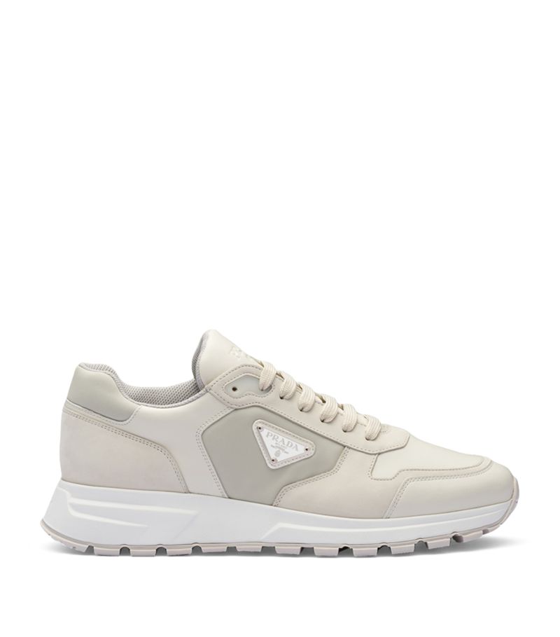 Prada Prada Nubuck and Nylon Sneakers