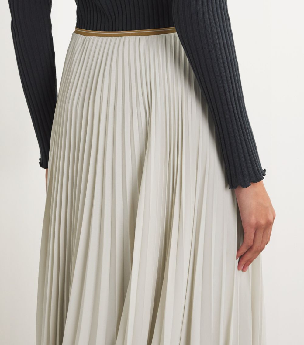 Vince Vince Pleated Midi Skirt