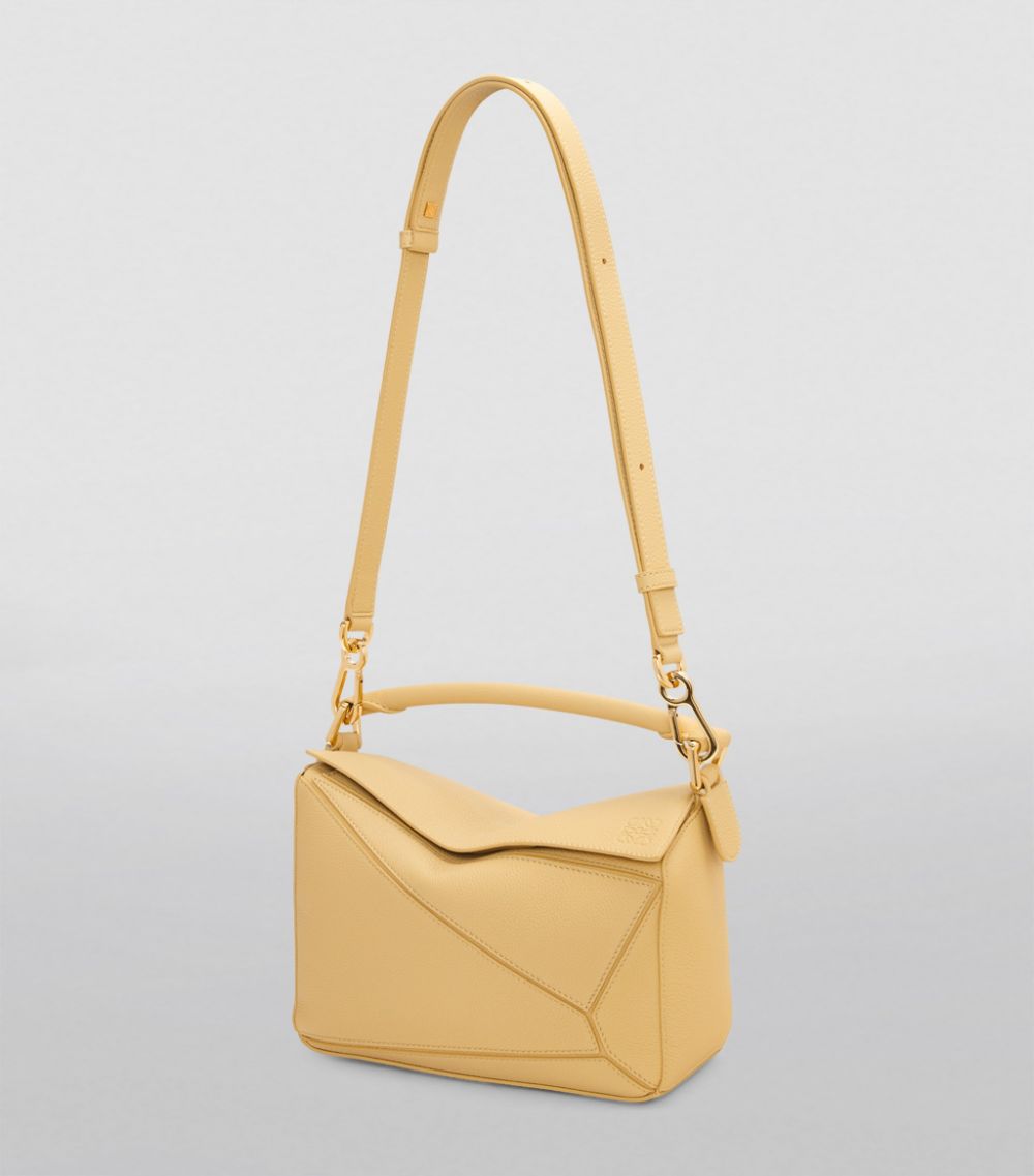 Loewe LOEWE Small Leather Puzzle Top-Handle Bag