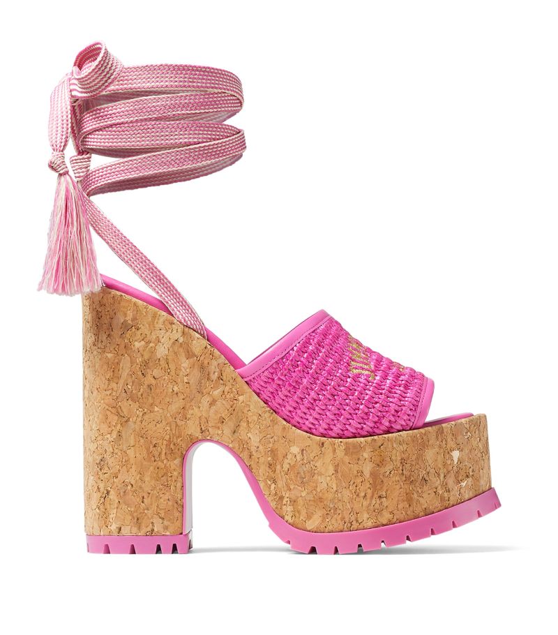 Jimmy Choo Jimmy Choo Gal Wedge Sandals 130