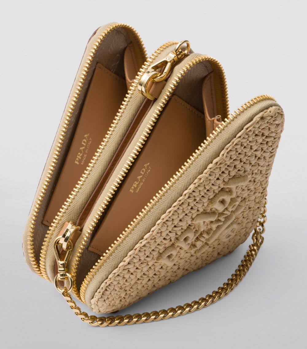 Prada Prada Mini Woven Cross-Body Bag