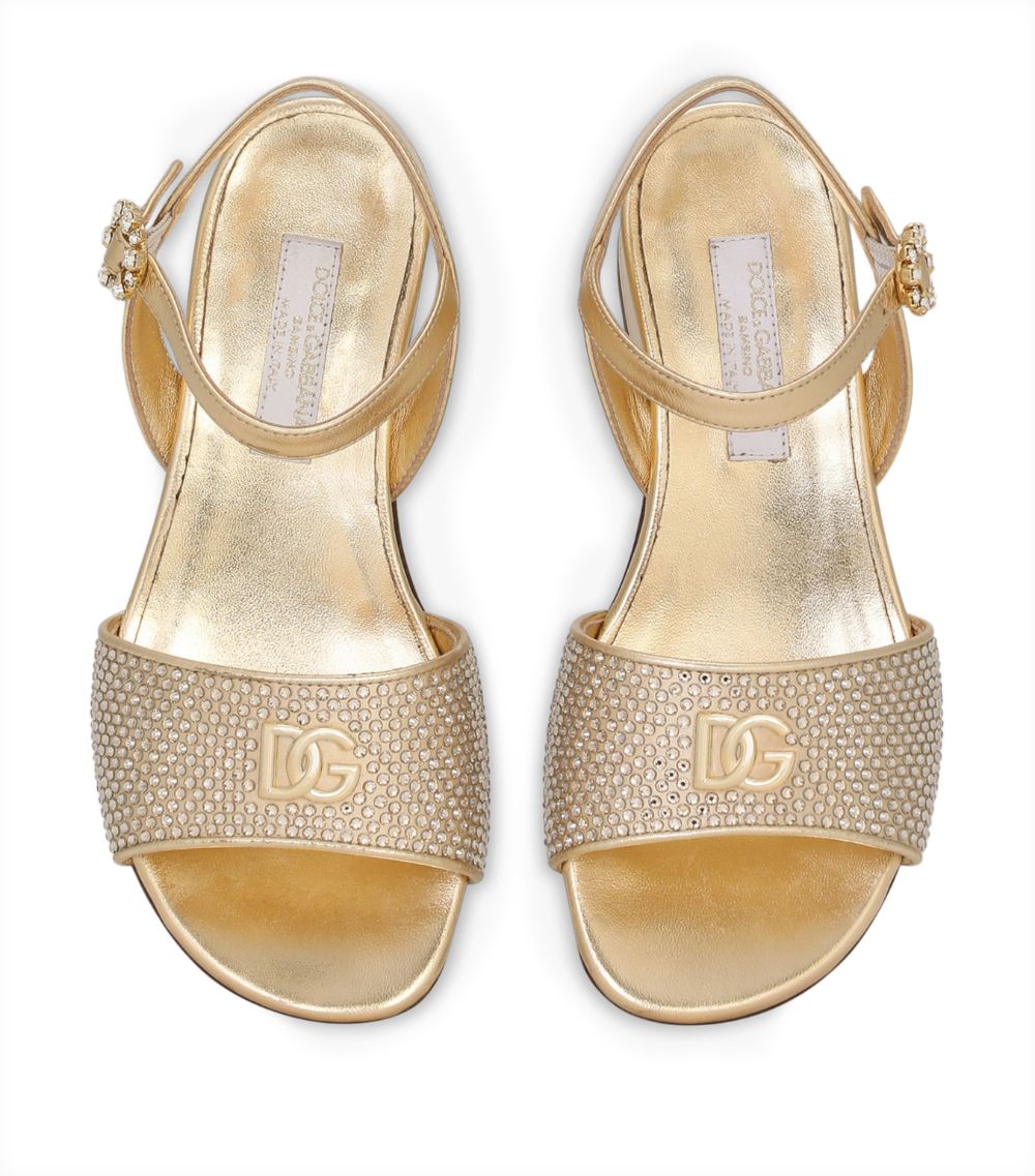 Dolce & Gabbana Dolce & Gabbana Kids Metallic Sandals