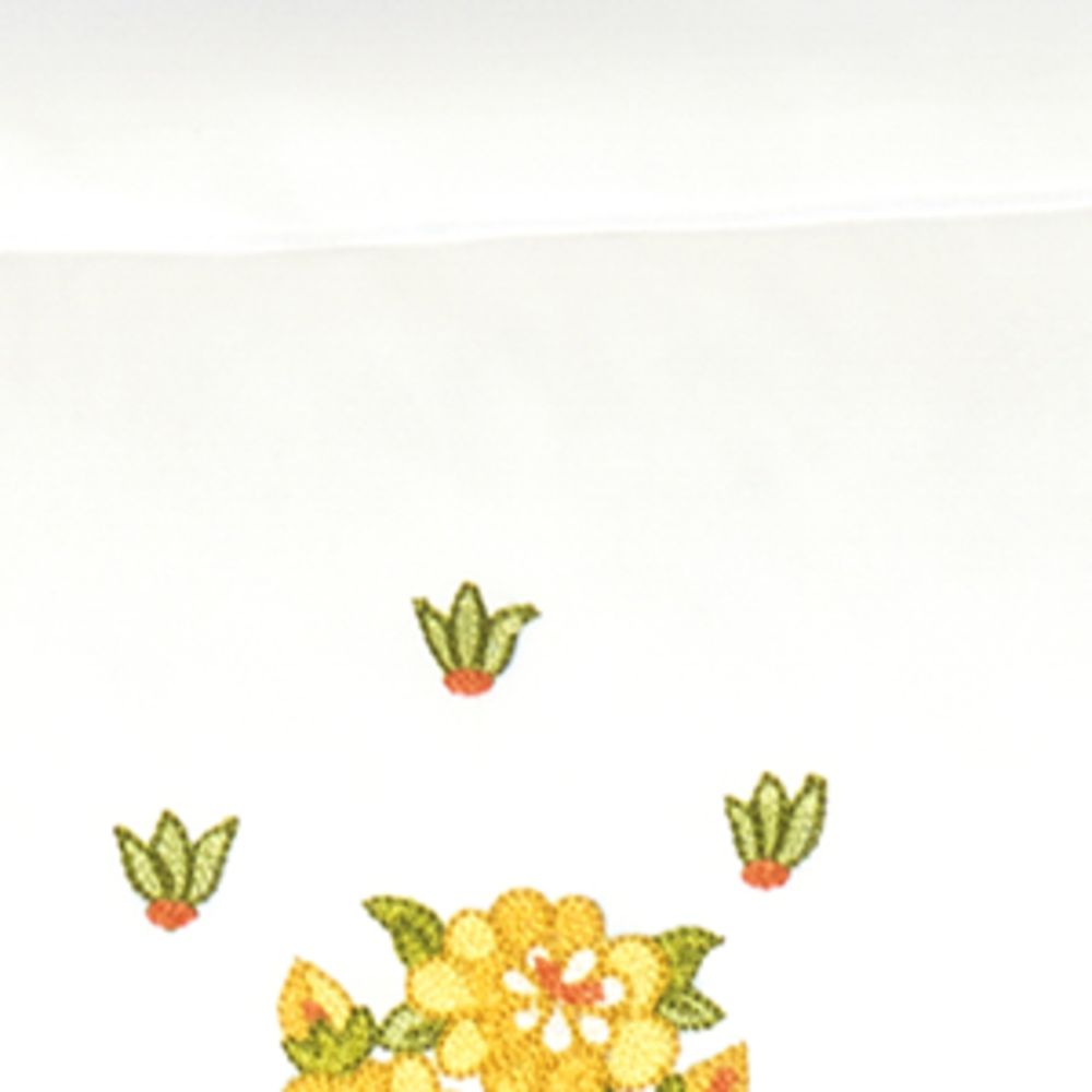 Loretta Caponi Loretta Caponi Climbing Roses Embroidered Boudoir Pillowcase (30Cm X 40Cm)