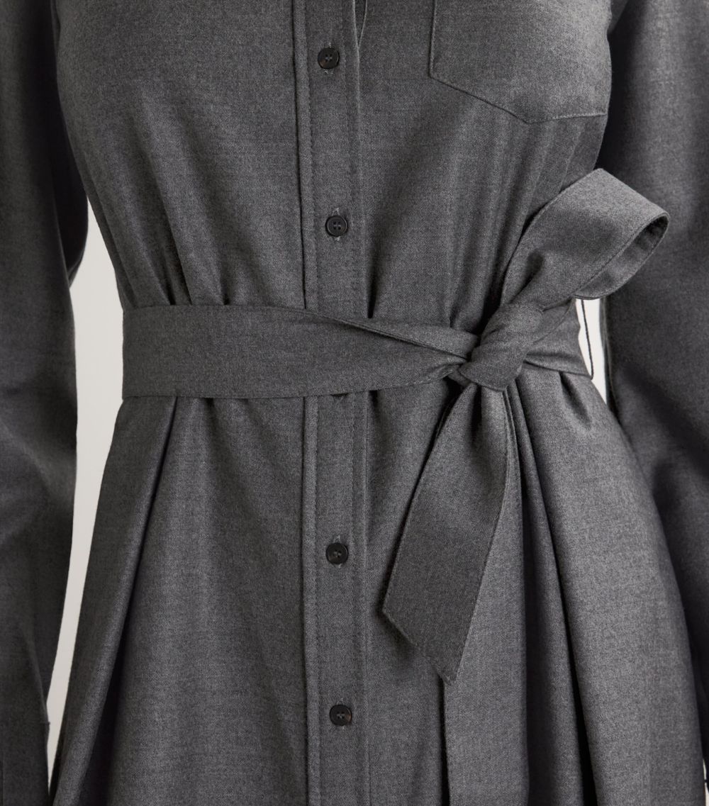 Weekend Max Mara Weekend Max Mara Virgin Wool Shirt Dress