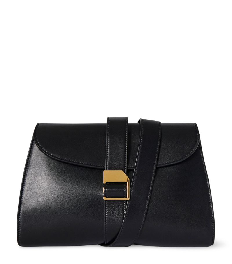 The Row The Row Leather Isla Clutch Bag