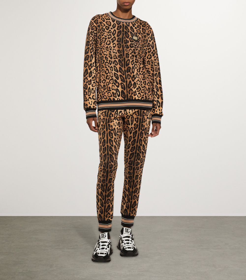 Dolce & Gabbana Dolce & Gabbana Leopard Print Sweatpants