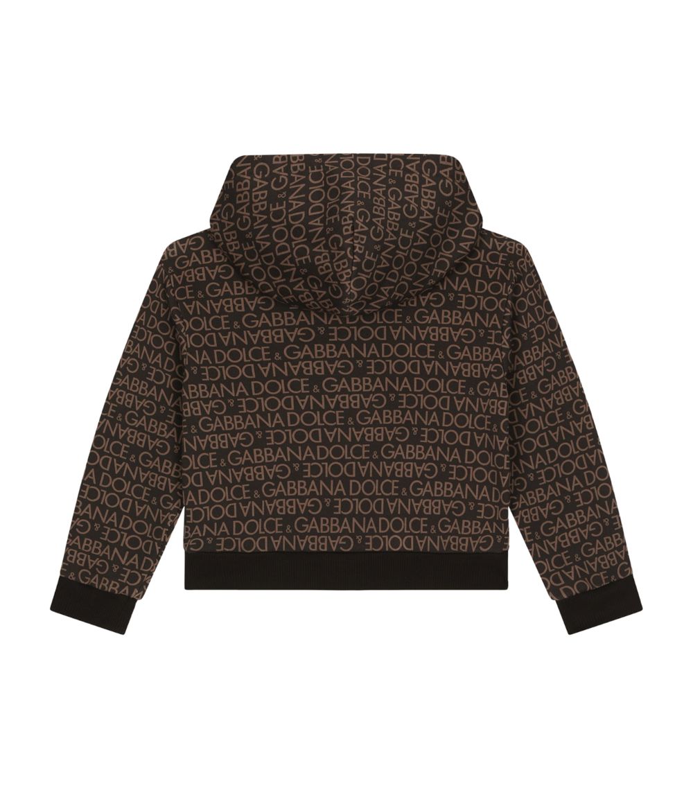 Dolce & Gabbana Dolce & Gabbana Kids Cotton Logo Hoodie (2-6 Years)