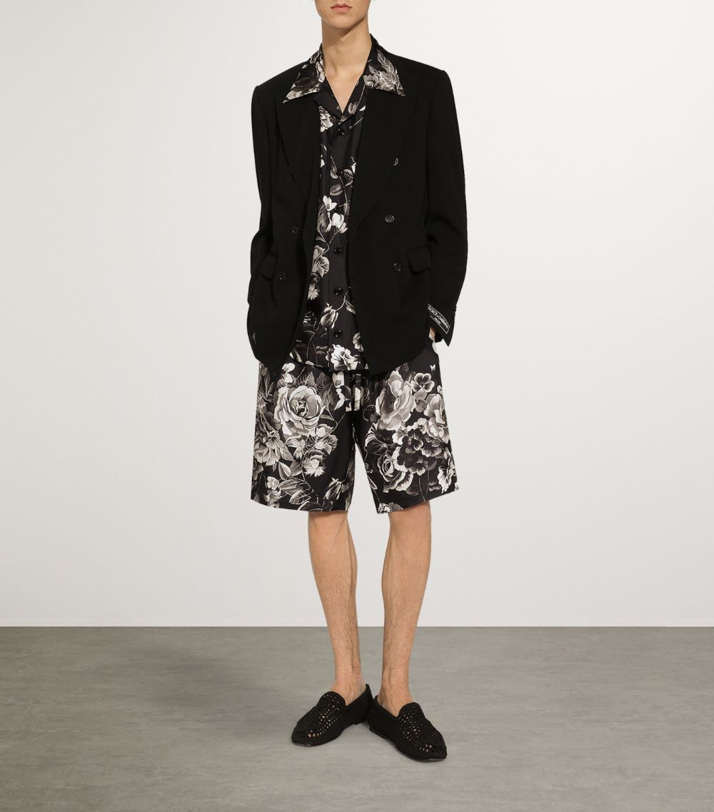 Dolce & Gabbana Dolce & Gabbana Silk Floral Print Shirt