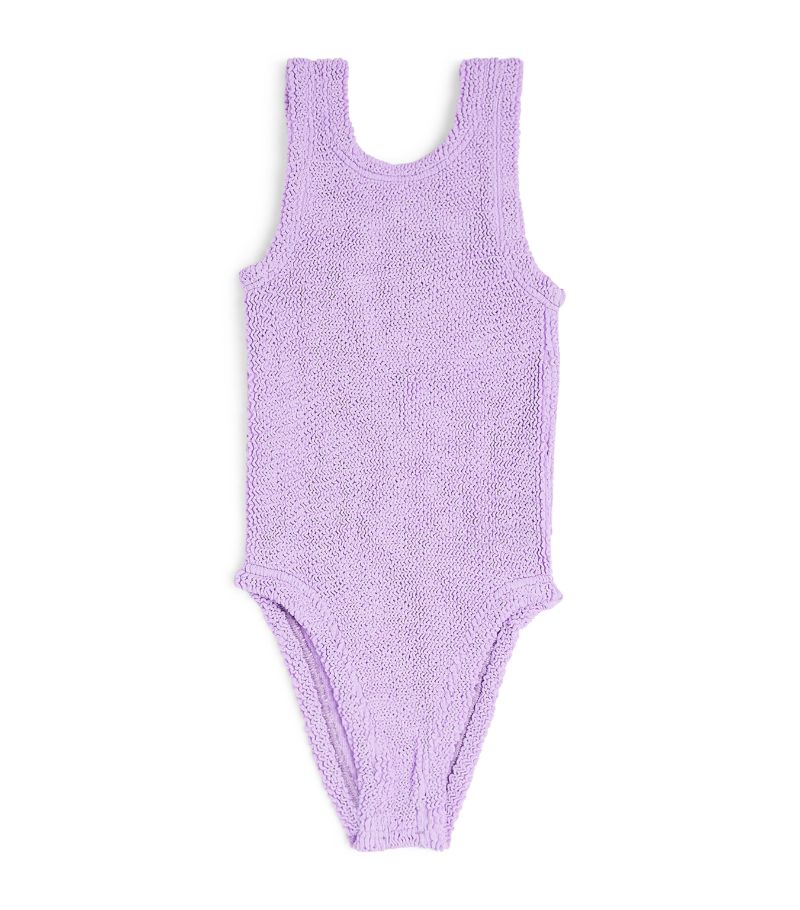 Hunza G Kids Hunza G Kids Bow-Detail Alva Swimsuit (7-12 Years)