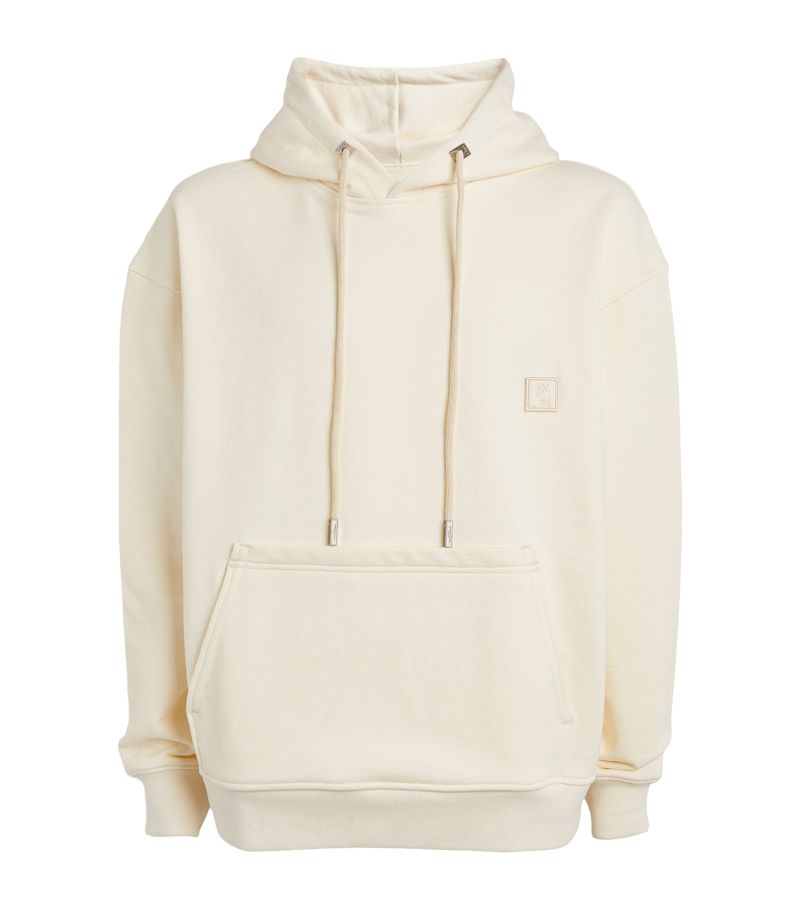 Wooyoungmi Wooyoungmi Cotton Floral Logo Hoodie
