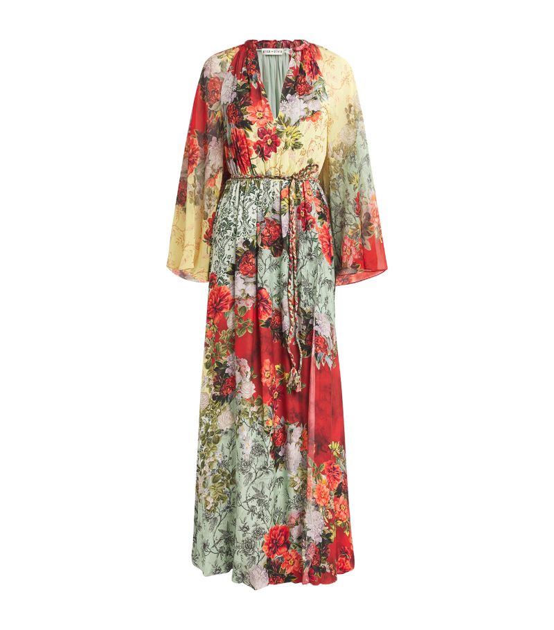 Alice + Olivia Alice + Olivia Floral Malinda Maxi Dress