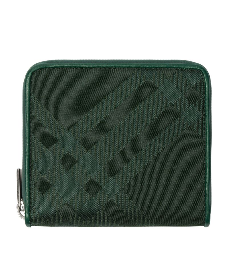 Burberry Burberry Tonal Check Zip-Up Wallet