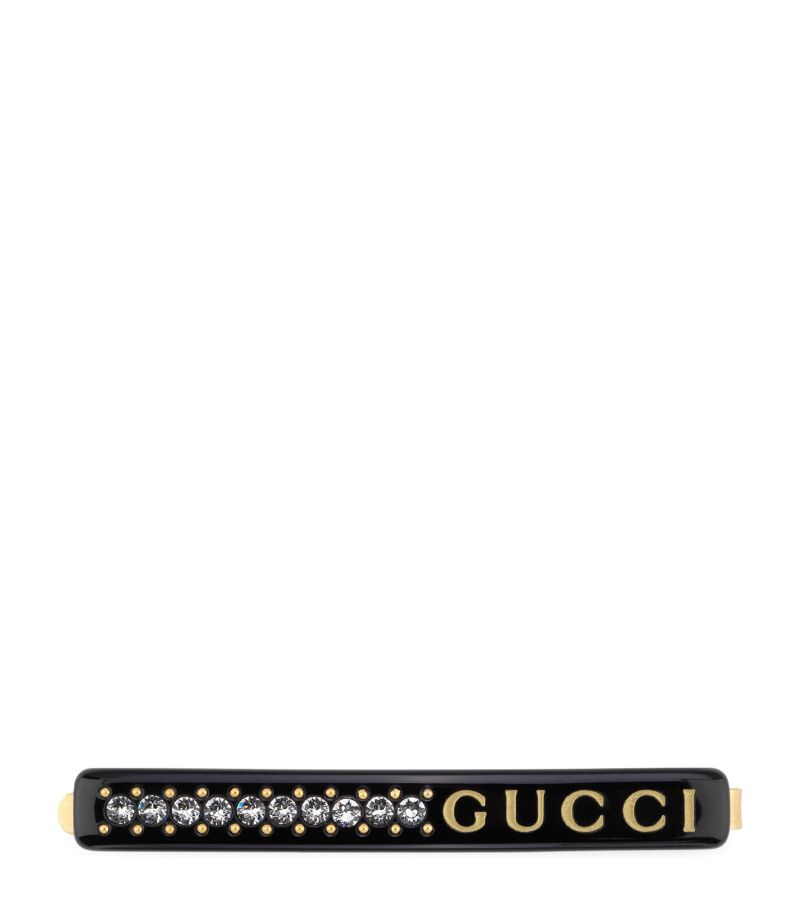 Gucci Gucci Crystal-Embellished Hair Slide