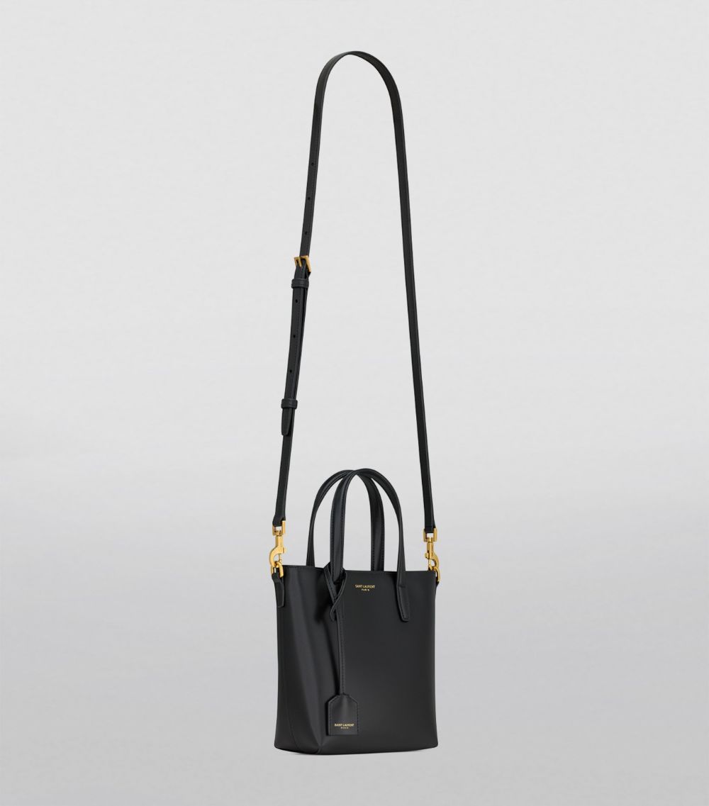 Saint Laurent Saint Laurent Mini Leather Tote Bag