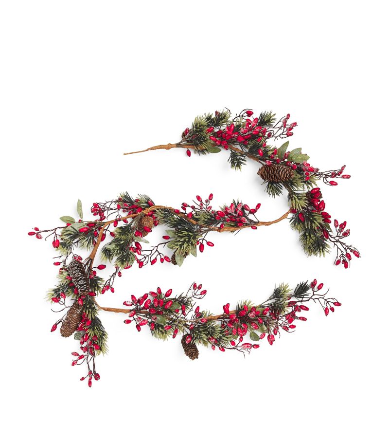 Gisela Graham Gisela Graham Frosted Fir Cones And Rosehip Garland