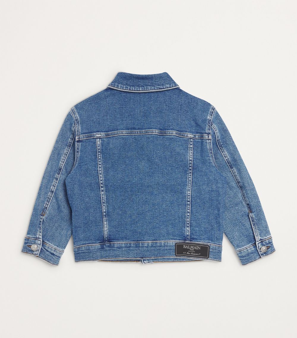 Balmain Balmain Kids Star-Detail Denim Jacket (6-14 Years)