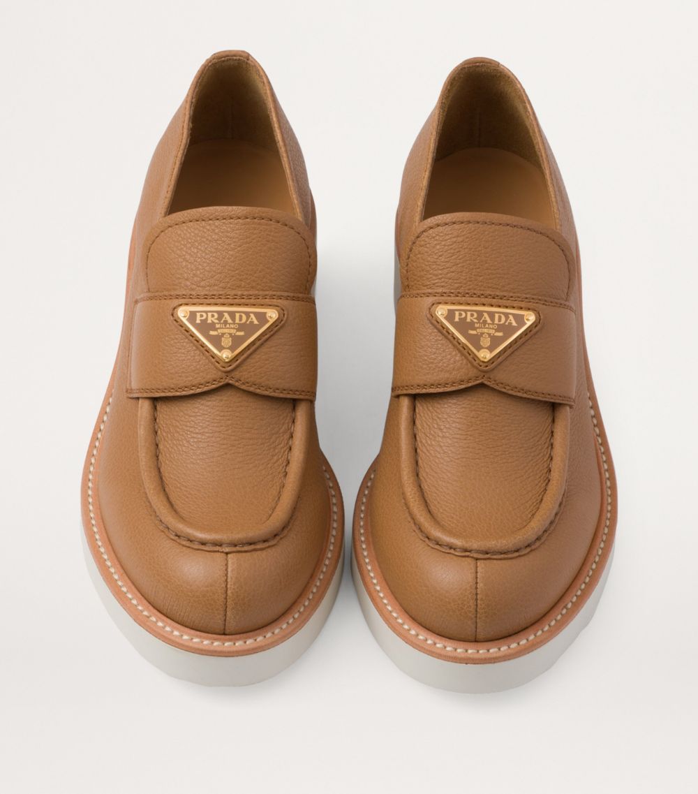 Prada Prada Leather Loafers