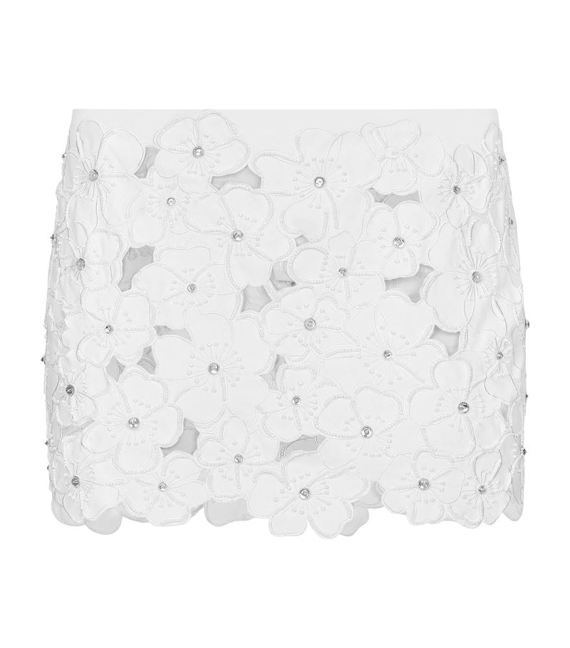 Dolce & Gabbana Dolce & Gabbana Floral Cutout Mini Skirt