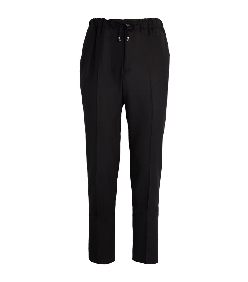 Fioroni Cashmere Fioroni Cashmere Virgin Wool Drawstring Trousers