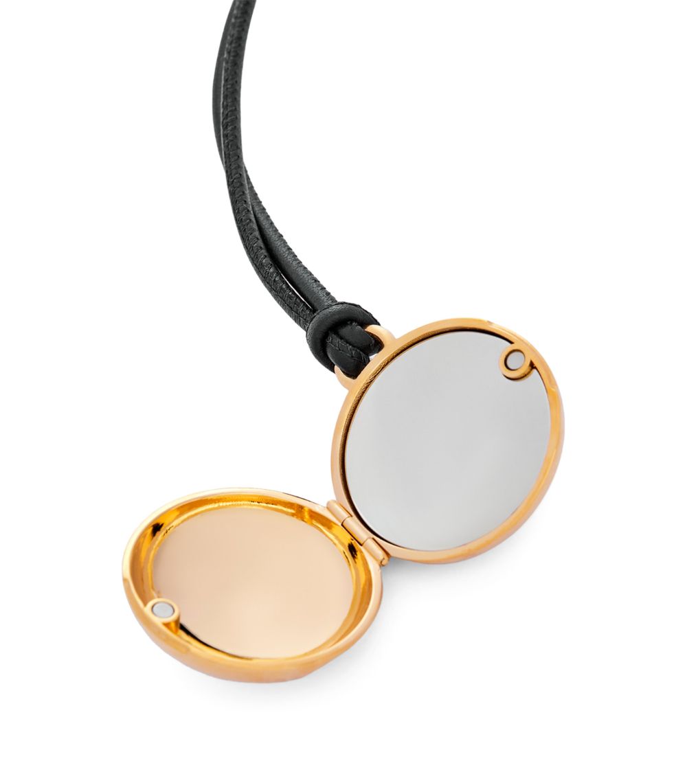 Loewe Loewe Leather Anagram Pebble Charm