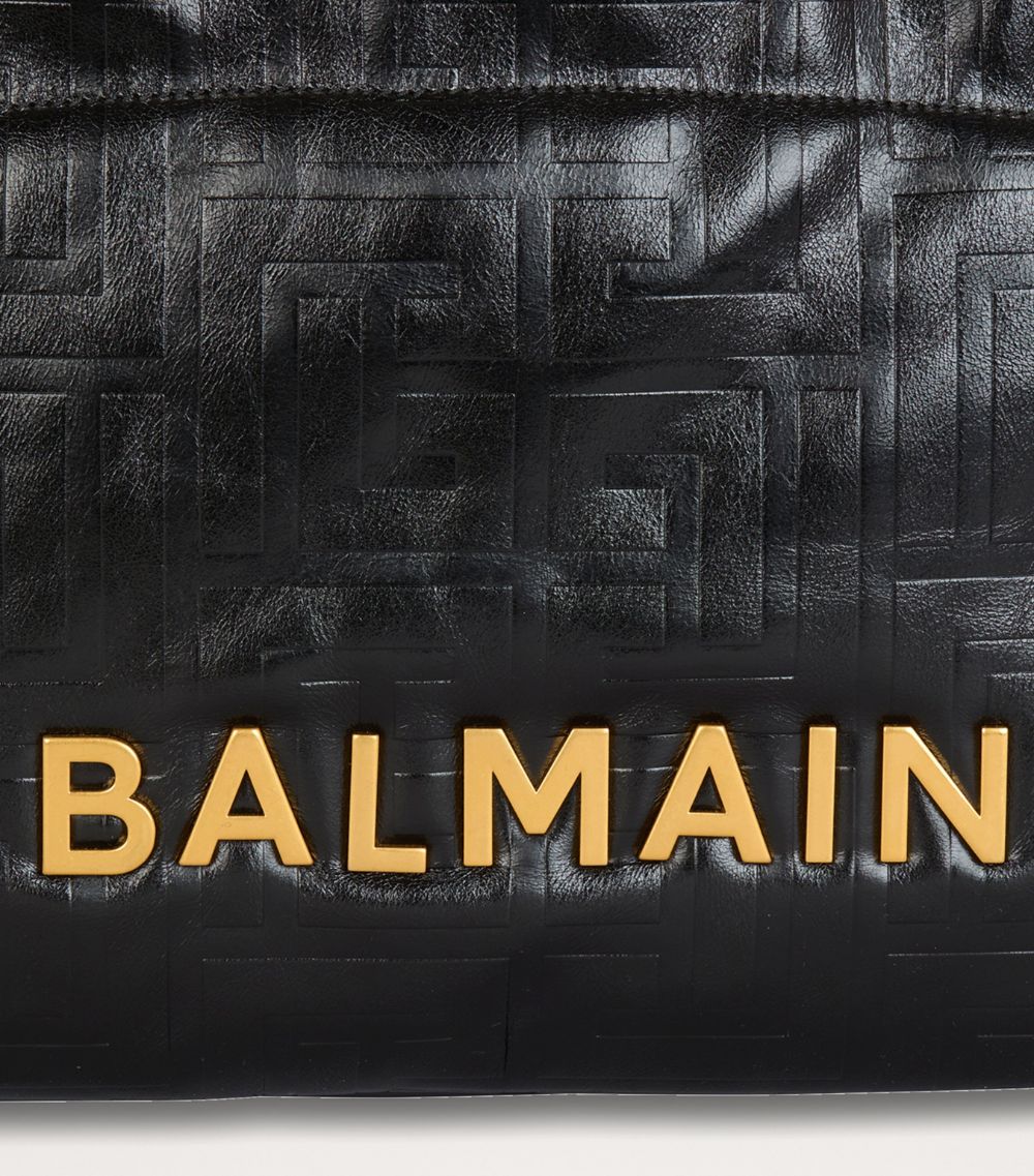 Balmain Balmain Leather Pb Labyrinth 1945 Soft Tote Bag