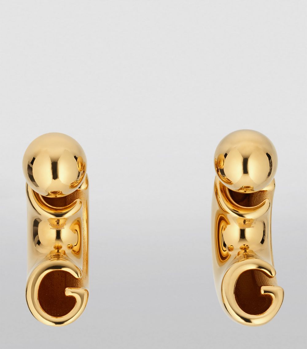 Gucci Gucci Hollow G Motif Earrings