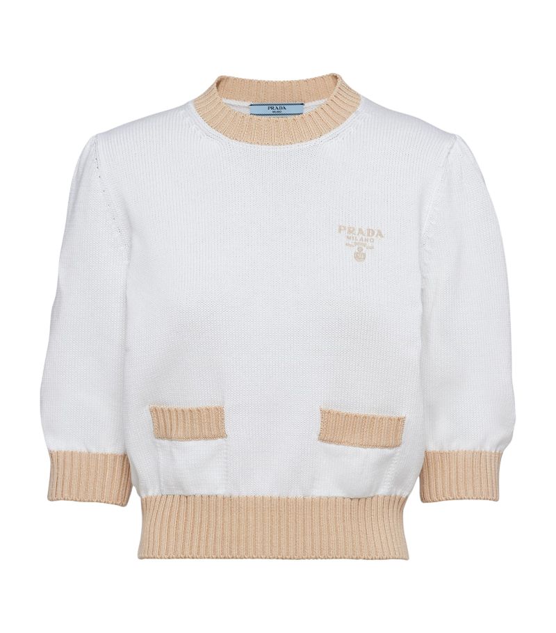 Prada Prada Contrast-Trim Sweater