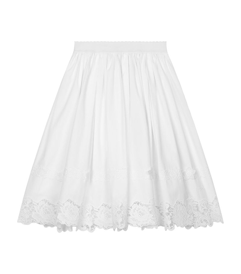 Dolce & Gabbana Dolce & Gabbana Kids Lace-Trim Floral Skirt (8-12+ Years)