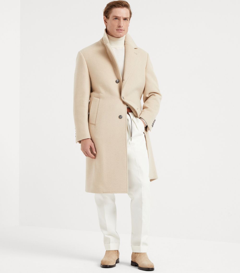 Brunello Cucinelli Brunello Cucinelli Camel Hair Overcoat