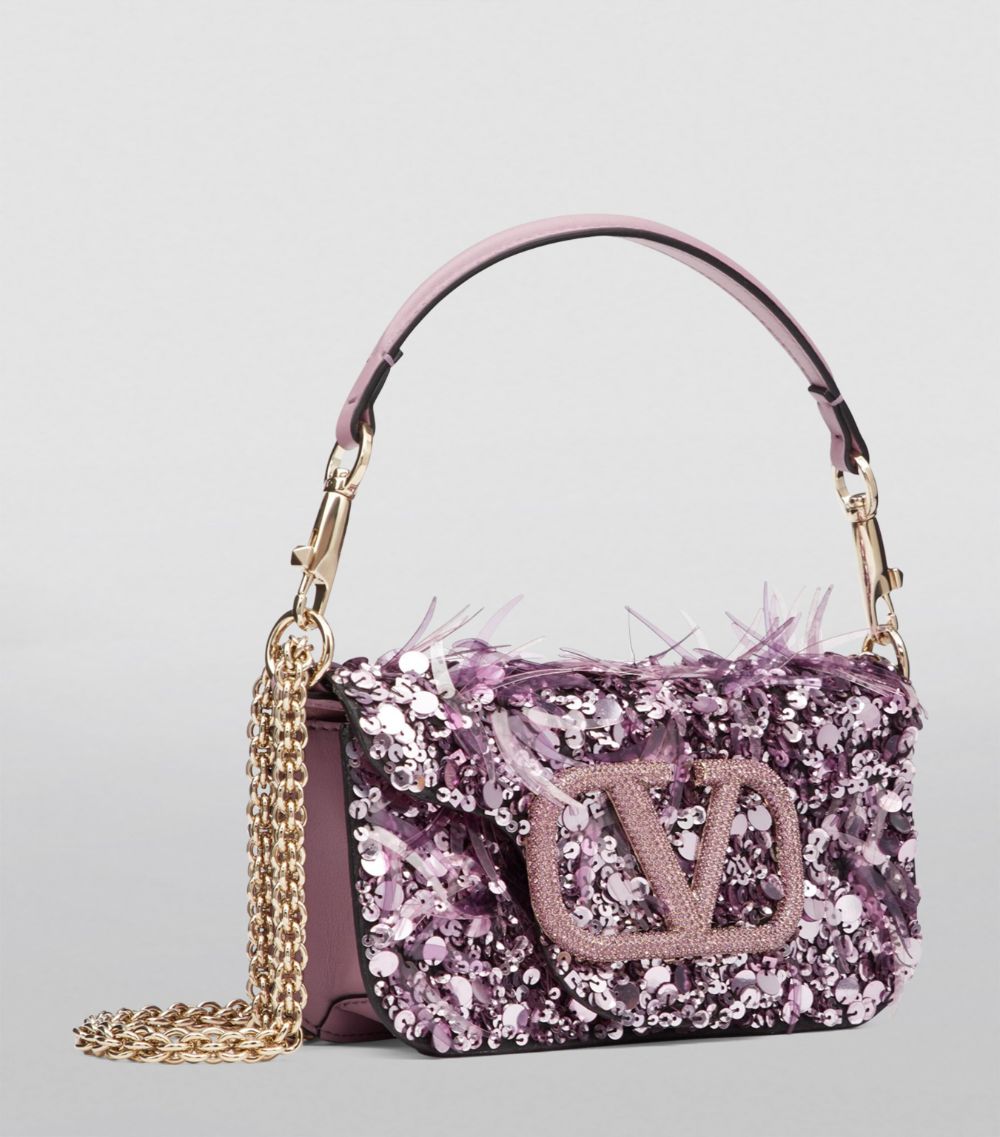 VALENTINO GARAVANI Valentino Garavani Embellished Locó Top-Handle Bag