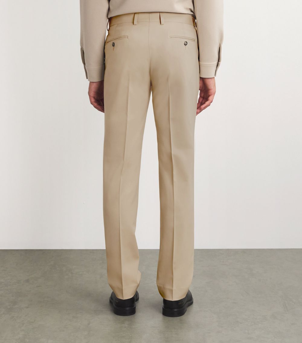  Sandro Virgin Wool-Blend Suit Trousers